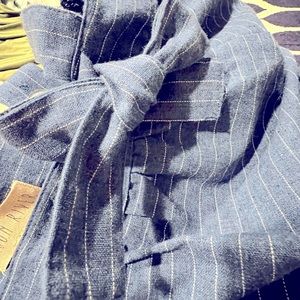 Anthropologie Pinafore Skirt with Bows